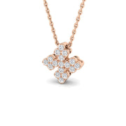 Biffy Diamond Pendant 0.2ct Fancy Gold (Without Chain ) in 10K/14K gold and platinum with certified lab-grown or natural diamonds