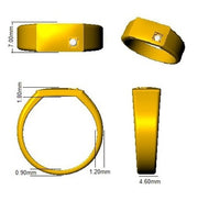 Men’s Single Diamond Signet Ring in Gold & in 10K/14K gold and platinum with certified lab-grown or natural diamonds