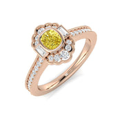 Diamond Durham Engagement Ring in 10K/14K gold and platinum with certified lab-grown or natural diamonds