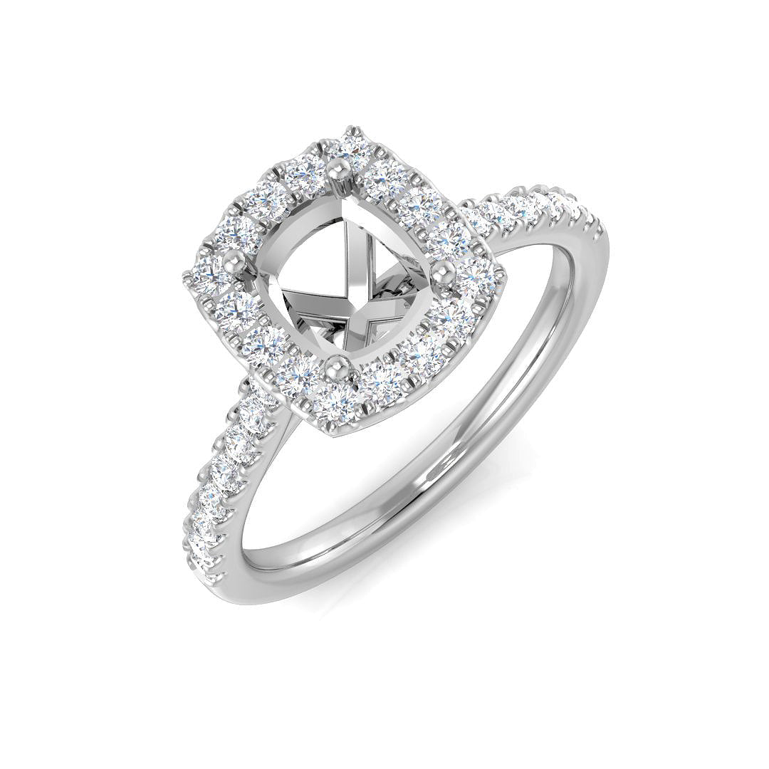 Diamond Kebkibgtob Ring in 10K/14K gold and platinum with certified lab-grown or natural diamonds
