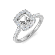 Diamond Kebkibgtob Ring in 10K/14K gold and platinum with certified lab-grown or natural diamonds