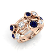 Diamond Kebkibgtob Ring in 10K/14K gold and platinum with certified lab-grown or natural diamonds