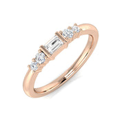 Diamond Motherwell 5 Stone Ring in 10K/14K gold and platinum with certified lab-grown or natural diamonds