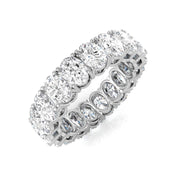 Oval Diamond Full Eternity Ring in 10K/14K gold and platinum with certified lab-grown or natural diamonds