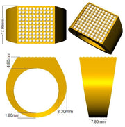 Men’s Diamond Ring UK in 10K/14K gold and platinum with certified lab-grown or natural diamonds