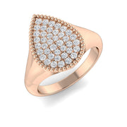 Diamond Brightob Engagement Ring in 10K/14K gold and platinum with certified lab-grown or natural diamonds
