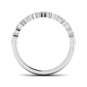 Wishbone Diamond Engagement Ring in 10K/14K gold and platinum with certified lab-grown or natural diamonds