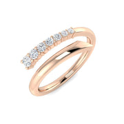 Lab & Natural Diamond Fancy Ring in 10K/14K gold and platinum with certified lab-grown or natural diamonds