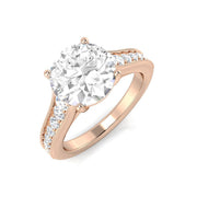Diamond Maidktobe Engagement Ring in 10K/14K gold and platinum with certified lab-grown or natural diamonds