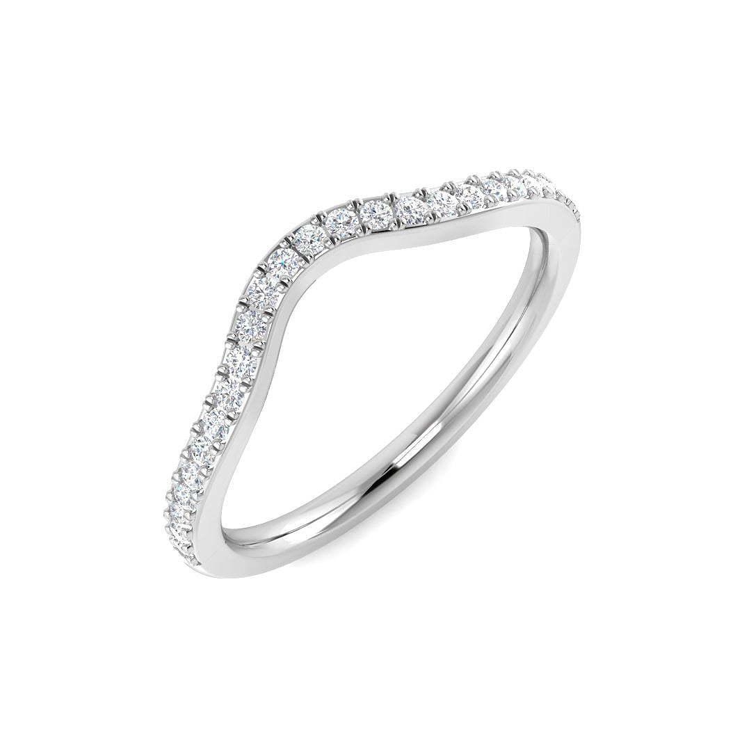 Wishbone Engagement Ring in 10K/14K gold and platinum with certified lab-grown or natural diamonds