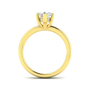 Marquise Diamond Solitaire Engagement Ring Natural & Lab Grown in 10K/14K gold and platinum with certified lab-grown or natural diamonds