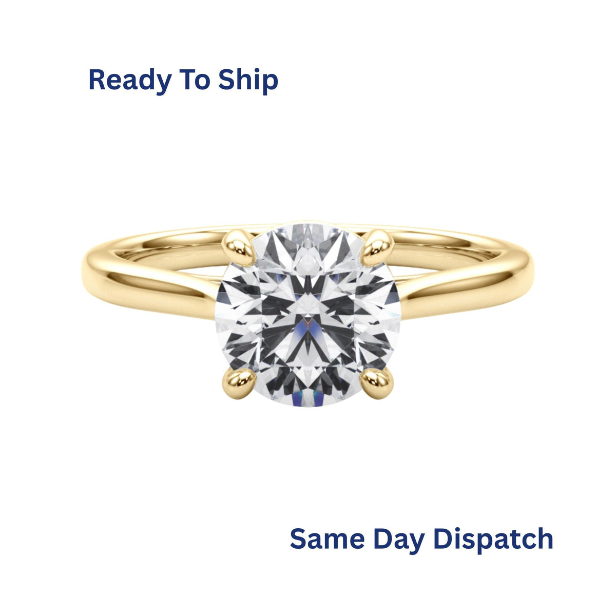 0.75Ct Prong Set Lab Grown Diamond Solitaire Engagement Ring & in 10K/14K gold and platinum with certified lab-grown or natural diamonds
