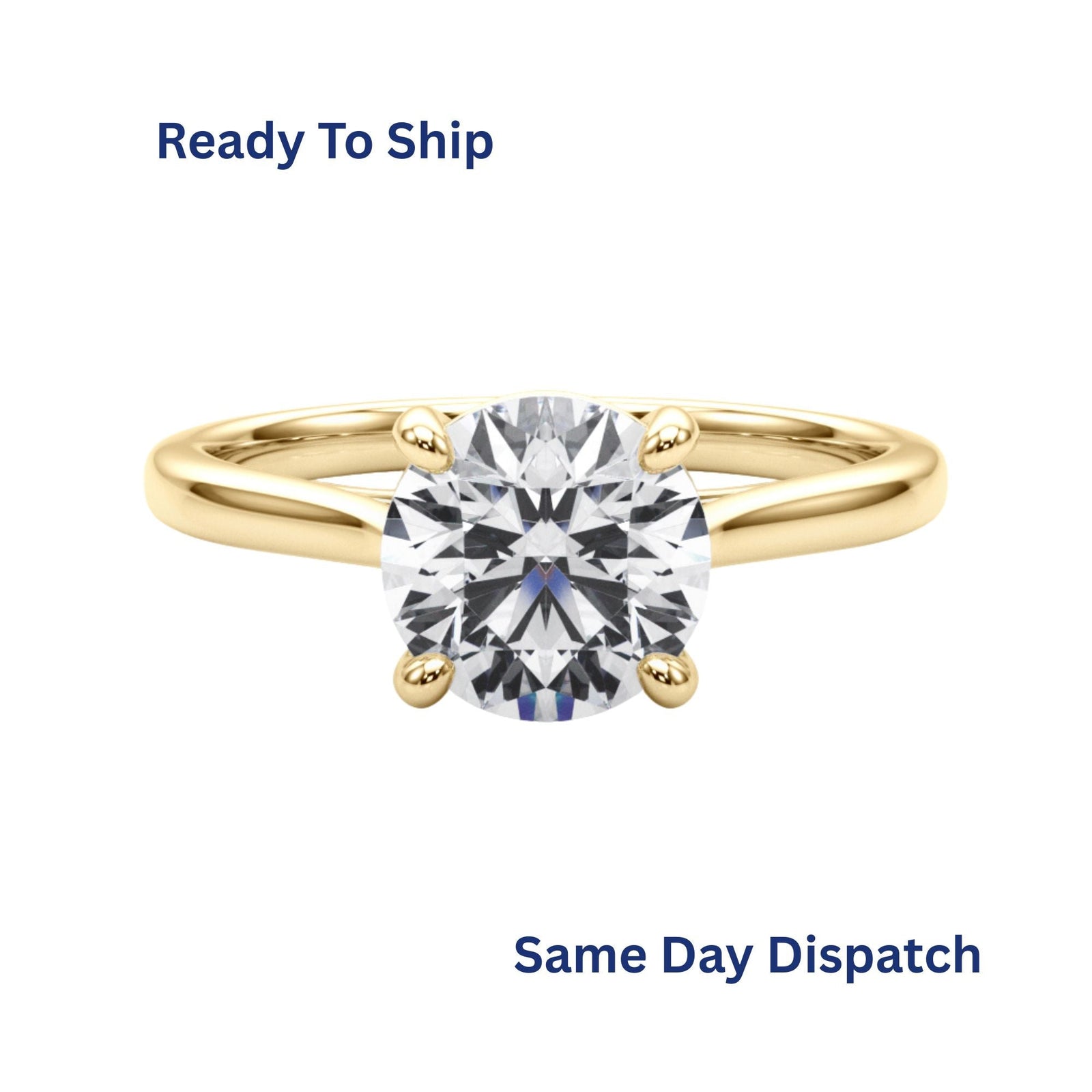0.75Ct Prong Set Lab Grown Diamond Solitaire Engagement Ring & in 10K/14K gold and platinum with certified lab-grown or natural diamonds