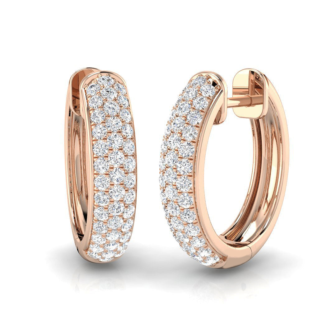 Winter Collection Diamond Earring 0.75 ct Platinum, , , Yellow & in 10K/14K gold and platinum with certified lab-grown or natural diamonds