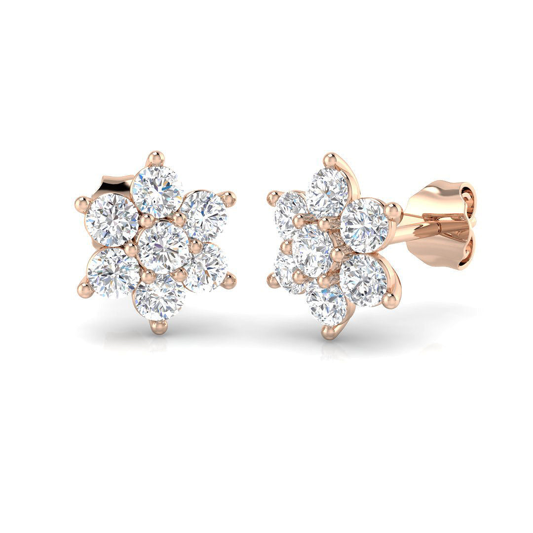 Valentine Special Diamond Earring 1 ct Platinum, , , Yellow & in 10K/14K gold and platinum with certified lab-grown or natural diamonds