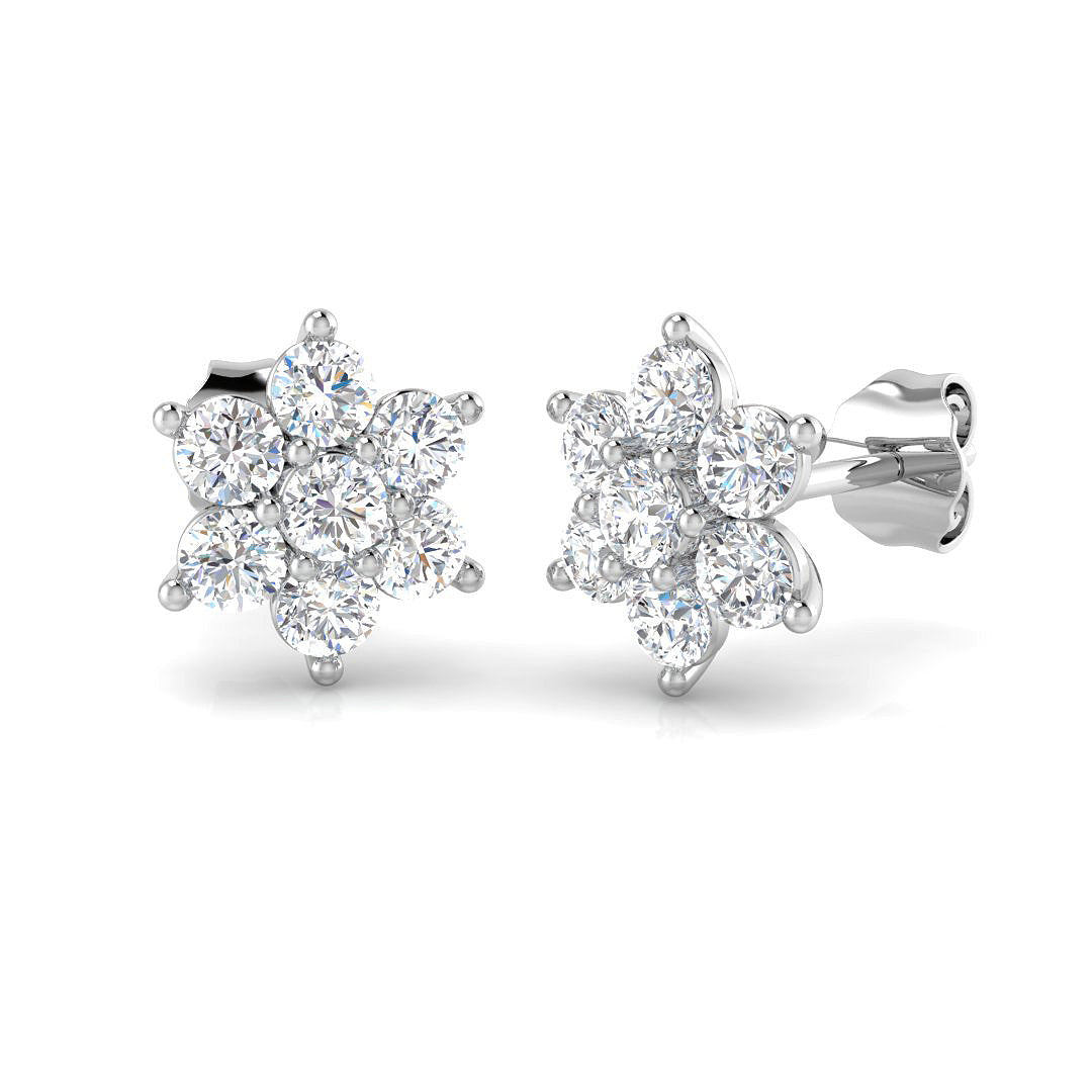Valentine Special Diamond Earring 1 ct Platinum, , , Yellow & in 10K/14K gold and platinum with certified lab-grown or natural diamonds