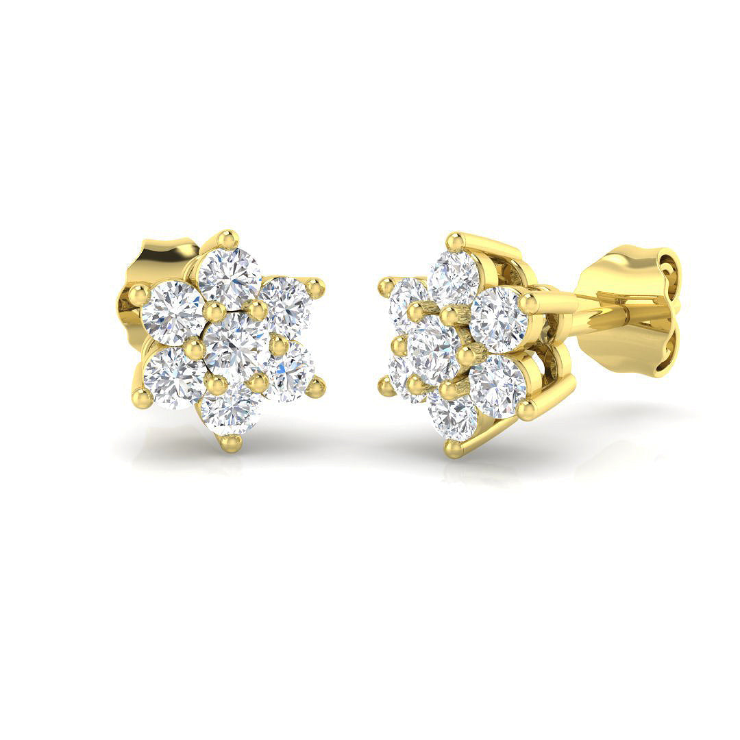 Anniversary Edition Diamond Earring 0.5 ct Platinum, , , Yellow & in 10K/14K gold and platinum with certified lab-grown or natural diamonds