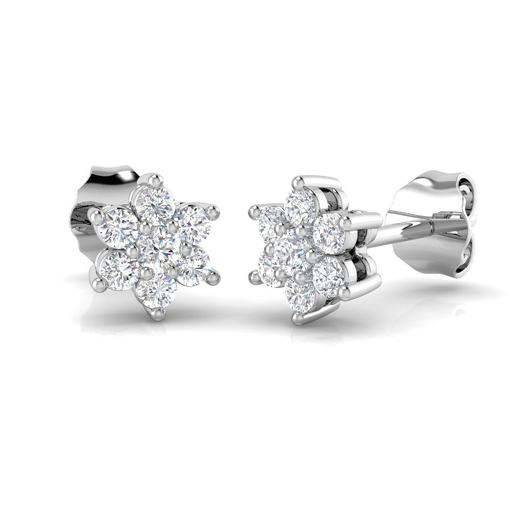 Fine Jewellery Diamond Earring 0.25 ct Platinum, , , Yellow & in 10K/14K gold and platinum with certified lab-grown or natural diamonds