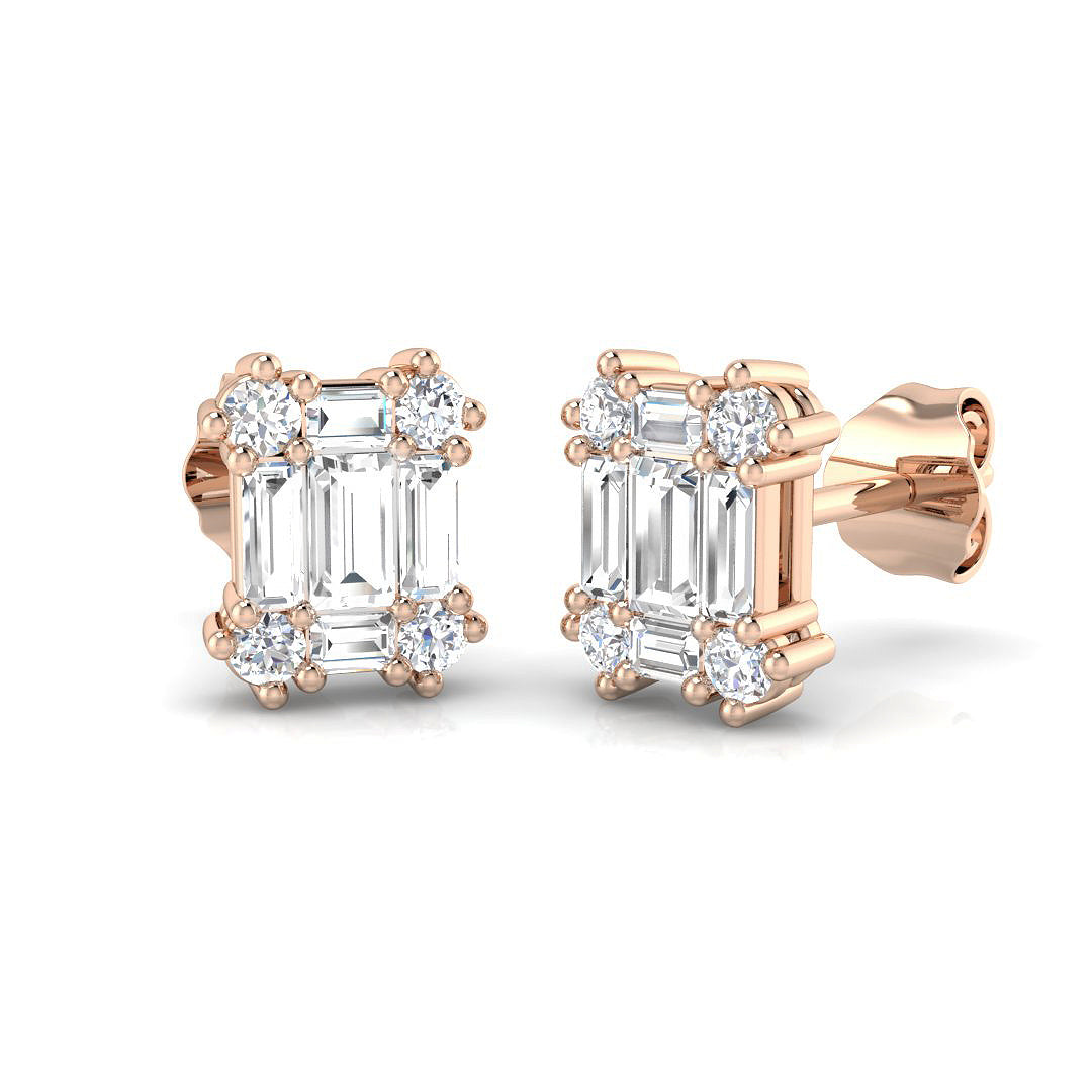 Premium Jewellery Diamond Earring 0.75 ct Platinum, , , Yellow & in 10K/14K gold and platinum with certified lab-grown or natural diamonds