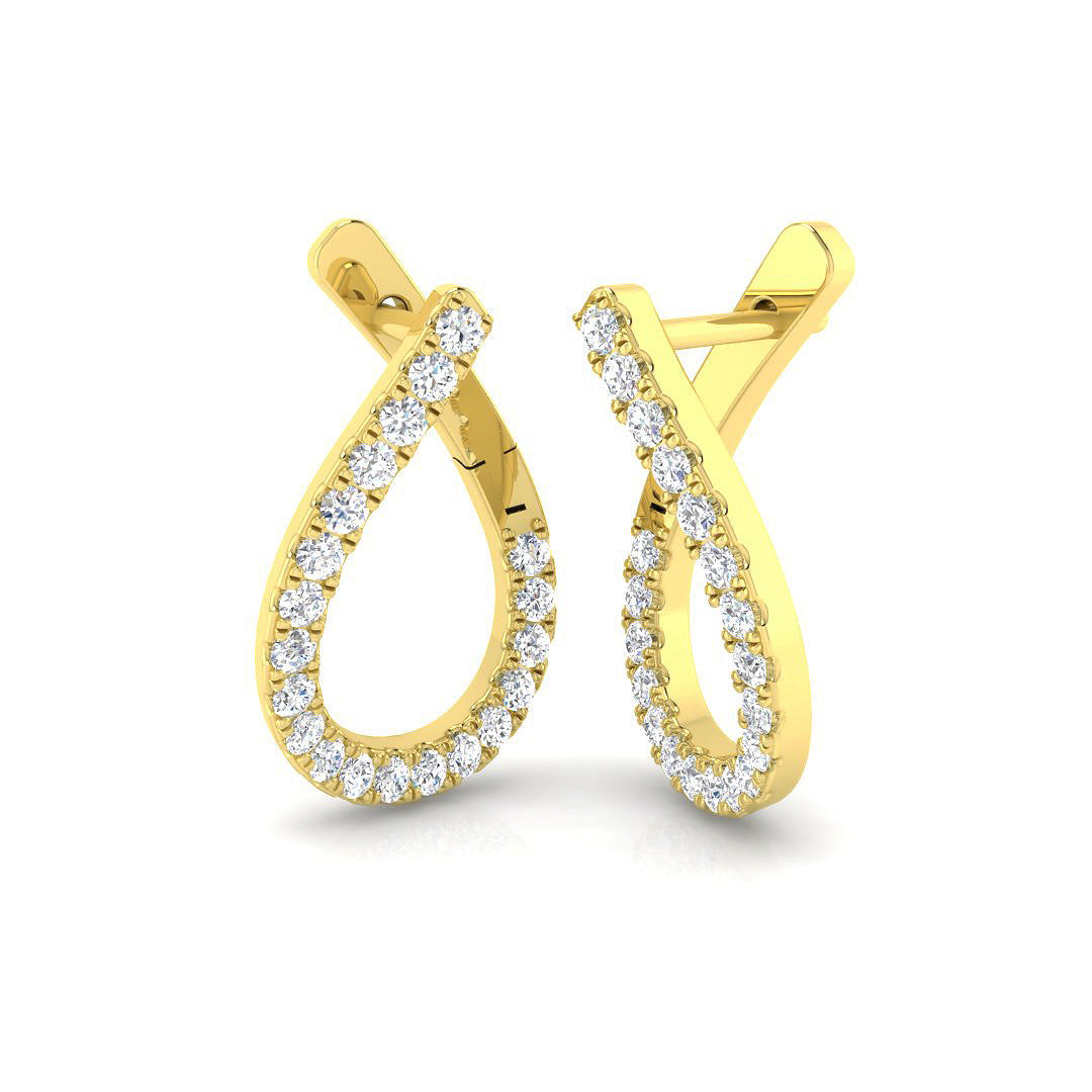 Artisan Jewellery Diamond Earring 0.5 ct Platinum, , , Yellow & in 10K/14K gold and platinum with certified lab-grown or natural diamonds