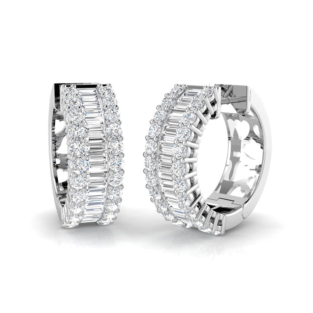 Halo Dream Diamond Earring 2.25 ct Platinum, , , Yellow & in 10K/14K gold and platinum with certified lab-grown or natural diamonds