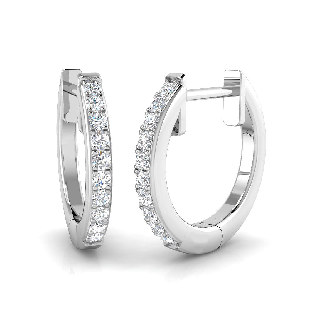 Threader Elegance Diamond Earring 0.15 ct Platinum, , , Yellow & in 10K/14K gold and platinum with certified lab-grown or natural diamonds