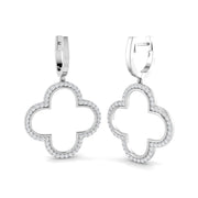 Diamond Drop Earrings 0.75 Ct in 10K/14K gold and platinum with certified lab-grown or natural diamonds