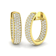 Subtle Glow Diamond Earring 1.25 ct Platinum, , , Yellow & in 10K/14K gold and platinum with certified lab-grown or natural diamonds