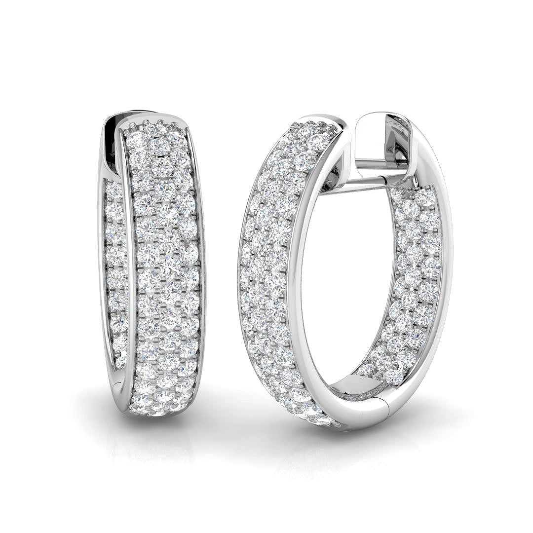 Subtle Glow Diamond Earring 1.25 ct Platinum, , , Yellow & in 10K/14K gold and platinum with certified lab-grown or natural diamonds