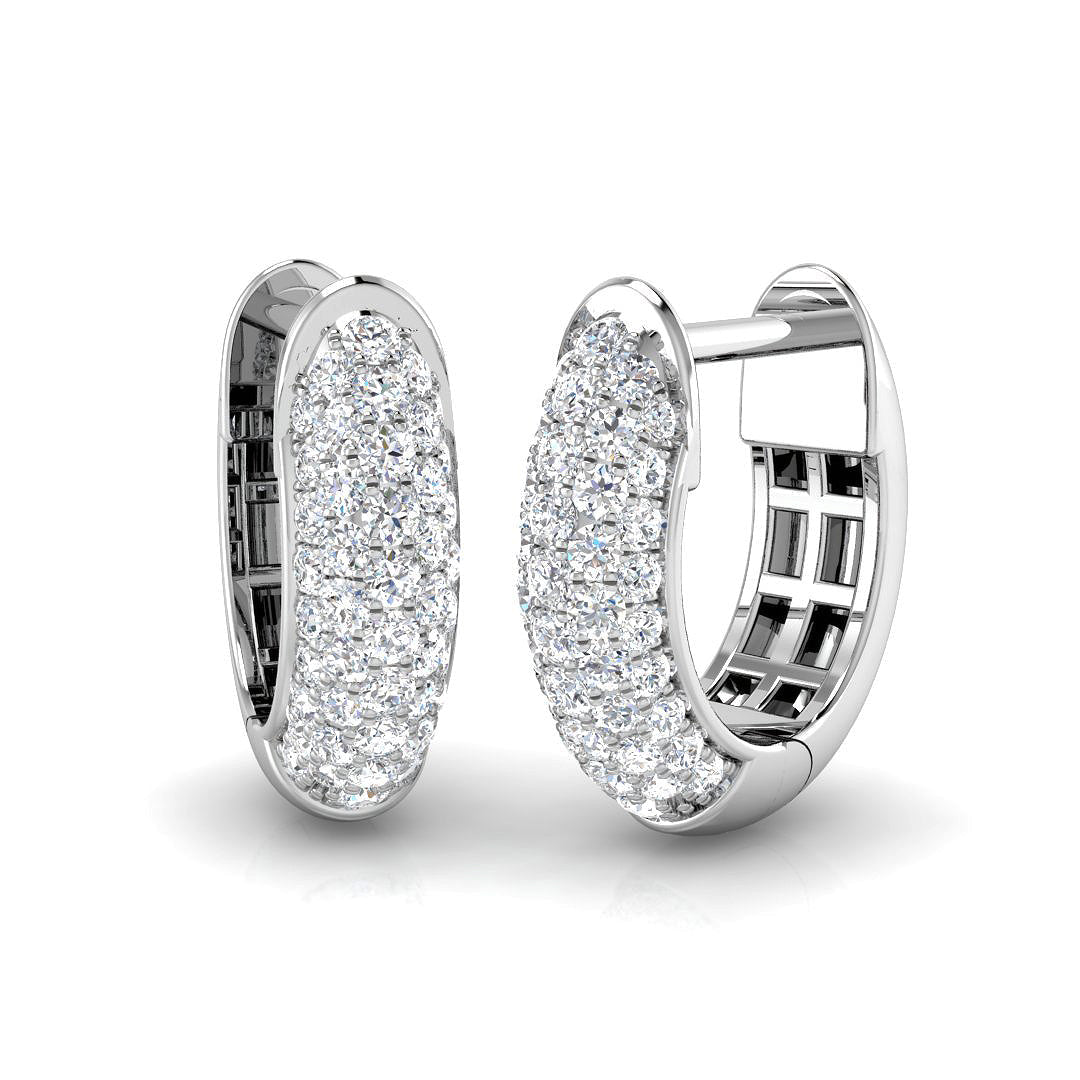 Refined Sparkle Diamond Earring 0.33 ct Platinum, , , Yellow & in 10K/14K gold and platinum with certified lab-grown or natural diamonds