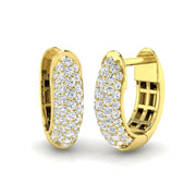 Refined Sparkle Diamond Earring 0.33 ct Platinum, , , Yellow & in 10K/14K gold and platinum with certified lab-grown or natural diamonds
