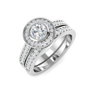 Diamond Whitehass Engagement Ring in 10K/14K gold and platinum with certified lab-grown or natural diamonds
