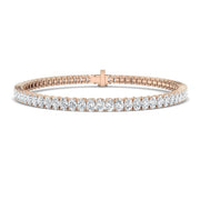 Oval Cut Lab Grown Diamond Tennis Bracelet in 10K/14K gold and platinum with certified lab-grown or natural diamonds