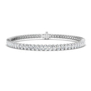 Oval Cut Lab Grown Diamond Tennis Bracelet in 10K/14K gold and platinum with certified lab-grown or natural diamonds
