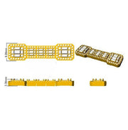 Lab Grown Diamond Bracelet in Emerald Style in 10K/14K gold and platinum with certified lab-grown or natural diamonds
