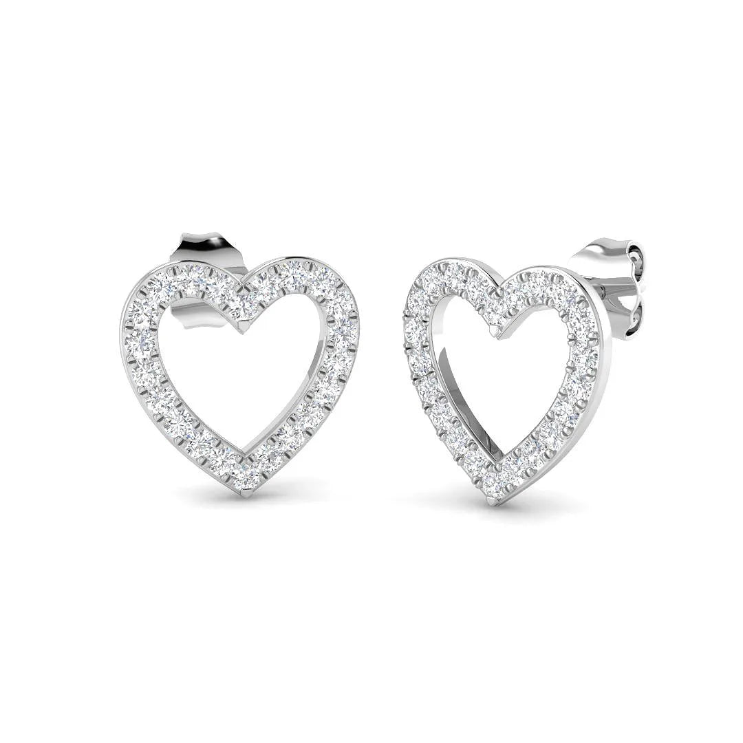 Diamond Stud Earrings in 10K/14K gold and platinum with certified lab-grown or natural diamonds