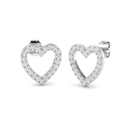 Diamond Stud Earrings in 10K/14K gold and platinum with certified lab-grown or natural diamonds