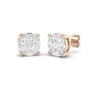 Princess & Marquise Diamond Stud Earrings in 10K/14K gold and platinum with certified lab-grown or natural diamonds