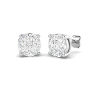 Princess & Marquise Diamond Stud Earrings in 10K/14K gold and platinum with certified lab-grown or natural diamonds