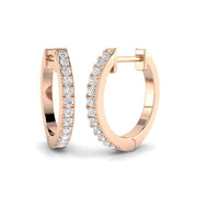 Elegant 0.1 in 10K/14K gold and platinum with certified lab-grown or natural diamonds