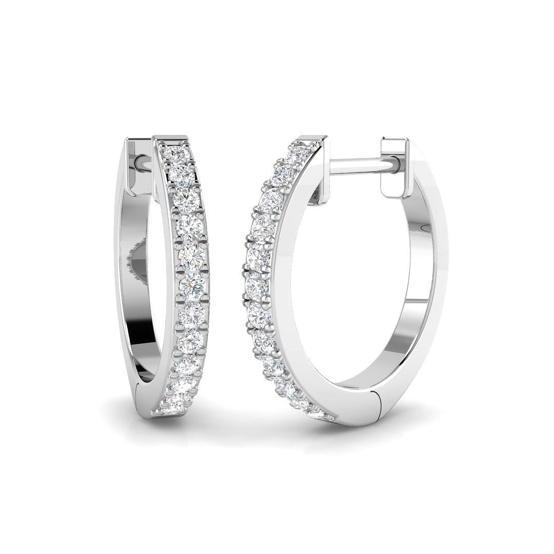 Elegant 0.1 in 10K/14K gold and platinum with certified lab-grown or natural diamonds
