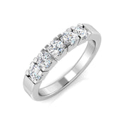 Diamond Tantasson 5 Stone Ring in 10K/14K gold and platinum with certified lab-grown or natural diamonds