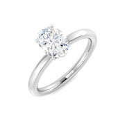 Diamond Hasifax Engagement Ring in 10K/14K gold and platinum with certified lab-grown or natural diamonds