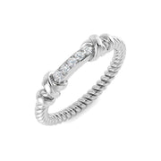 Diamond Totbek Fancy Ring in 10K/14K gold and platinum with certified lab-grown or natural diamonds