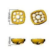 0.25Ct Round Diamond Cluster Stud Earrings in 10K/14K gold and platinum with certified lab-grown or natural diamonds