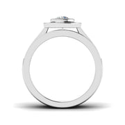 Diamond Whitehass Engagement Ring in 10K/14K gold and platinum with certified lab-grown or natural diamonds