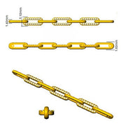 Lab Grown Diamond Oval Link Bracelet with Pavé Accents and Box Clasp in 10K/14K gold and platinum with certified lab-grown or natural diamonds
