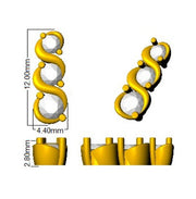 Ulwyn 0.5ct Gold Drop & Trilogy Diamond Earrings - Luxury Jewelry in 10K/14K gold and platinum with certified lab-grown or natural diamonds