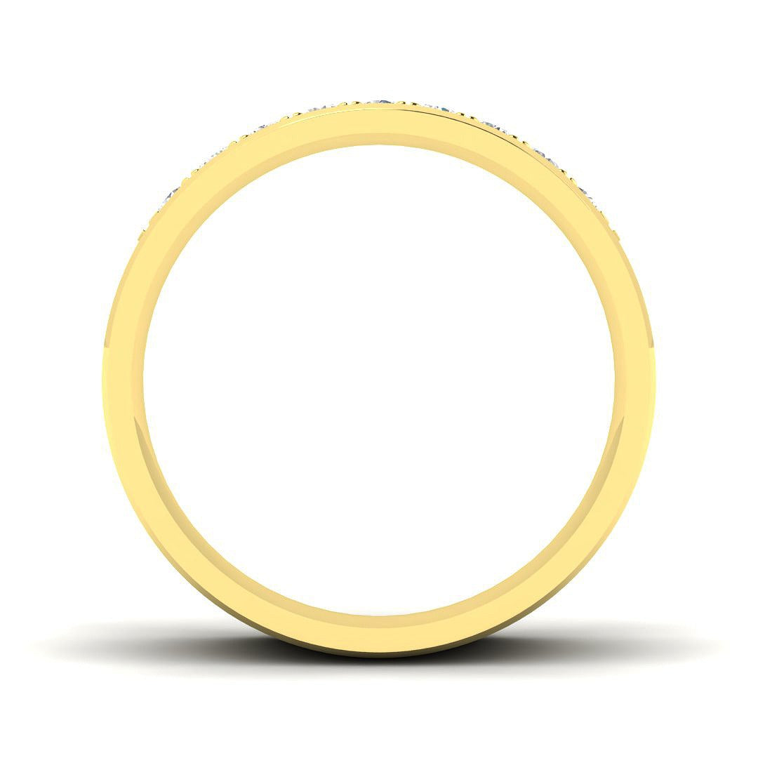 Lab-Grown Diamond Fancy Ring in 10K/14K gold and platinum with certified lab-grown or natural diamonds