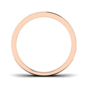 Baguette Diamond Half Eternity Ring in 10K/14K gold and platinum with certified lab-grown or natural diamonds